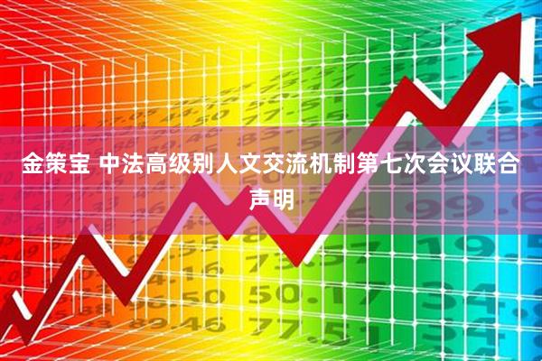 金策宝 中法高级别人文交流机制第七次会议联合声明
